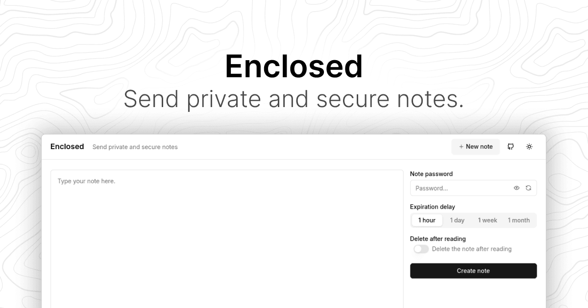 Enclosed