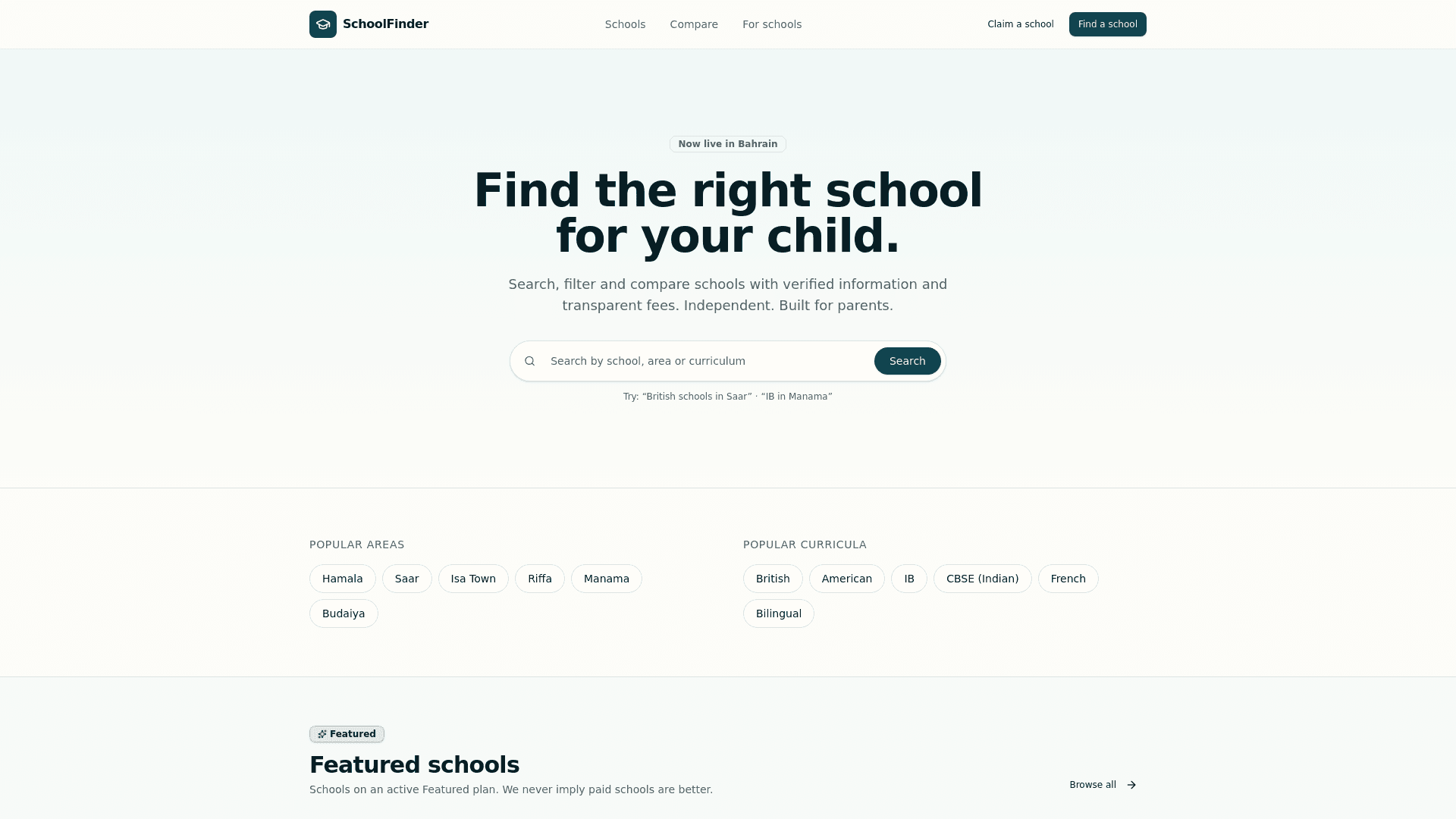 SchoolFinder