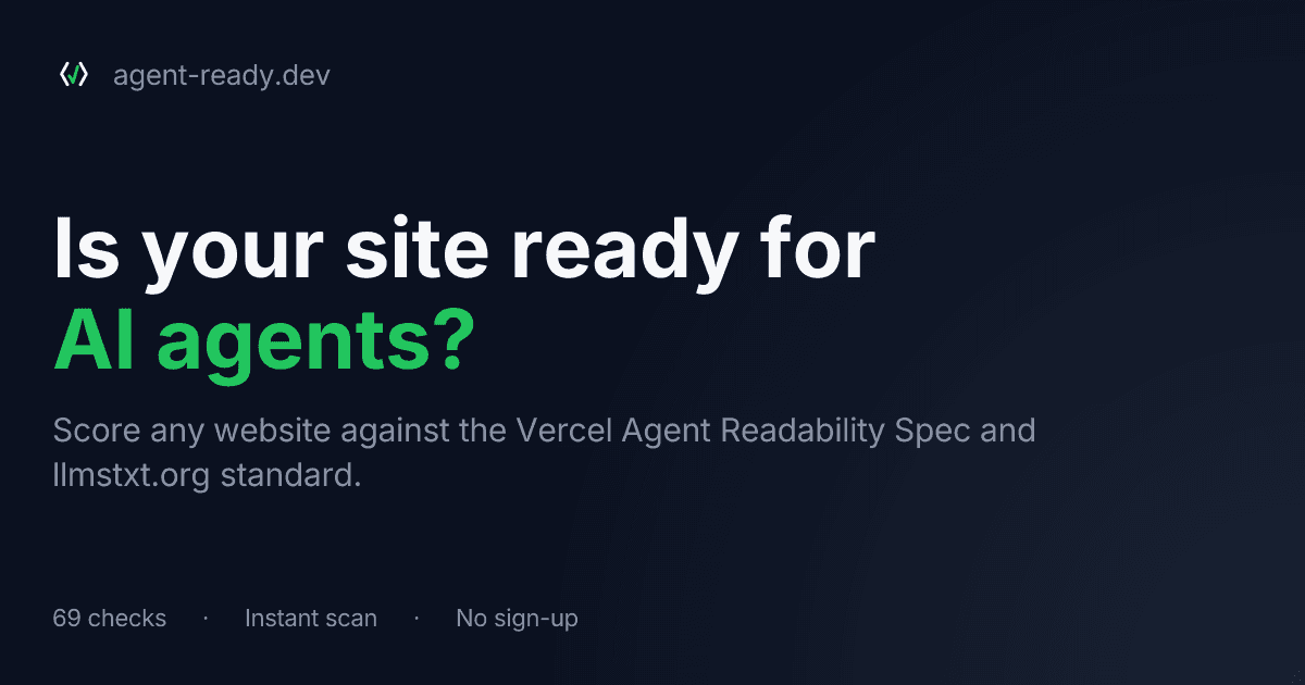 Agent Ready