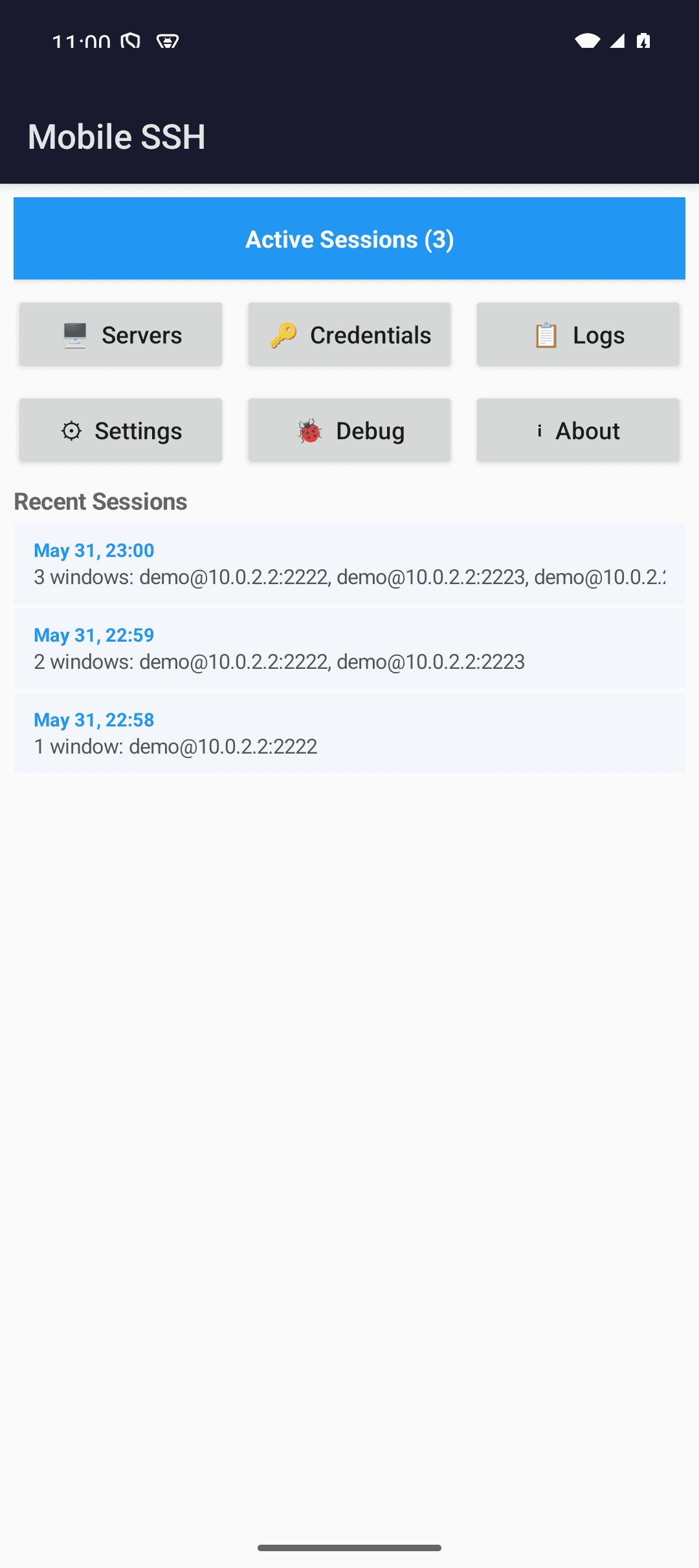 Mobile SSH